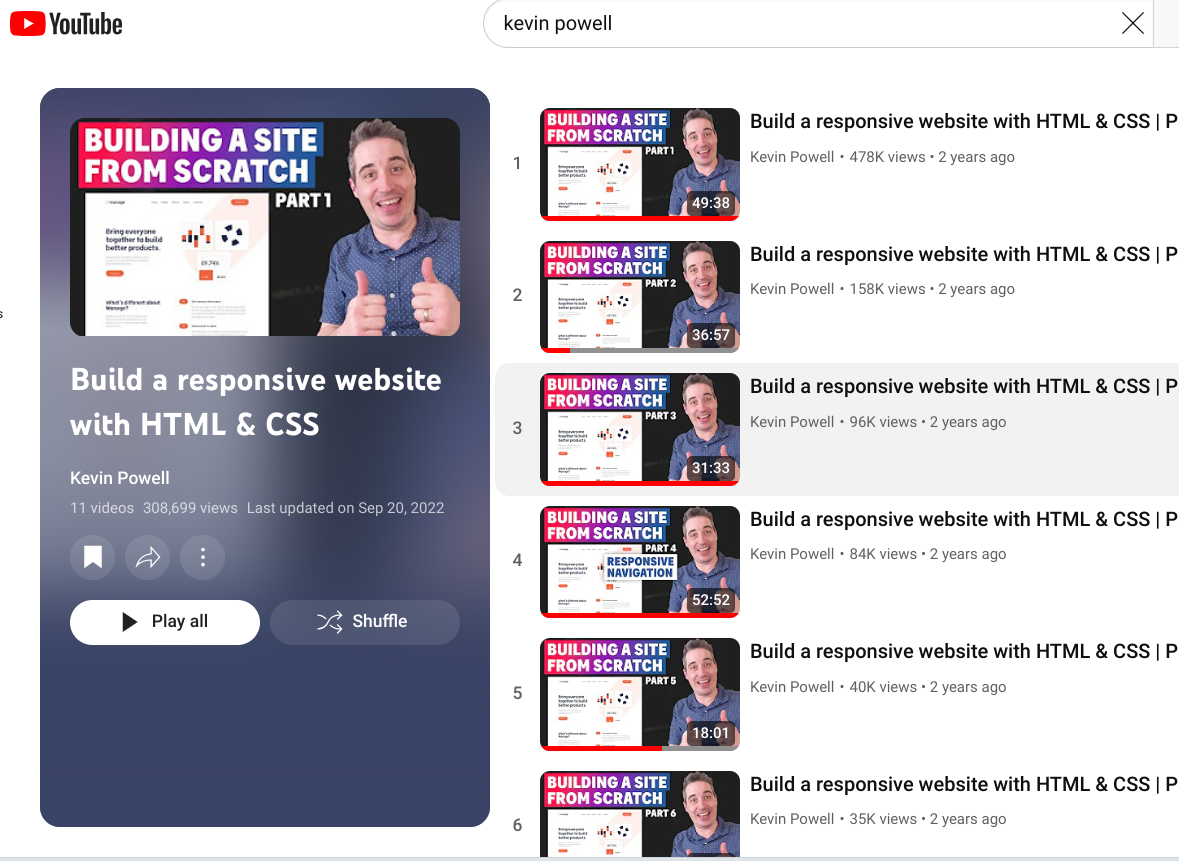Kevin Powell Responsive Design